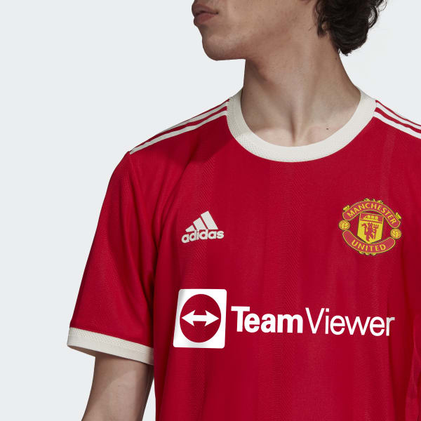 Rood Manchester United 21/22 Authentiek Thuisshirt KMI86