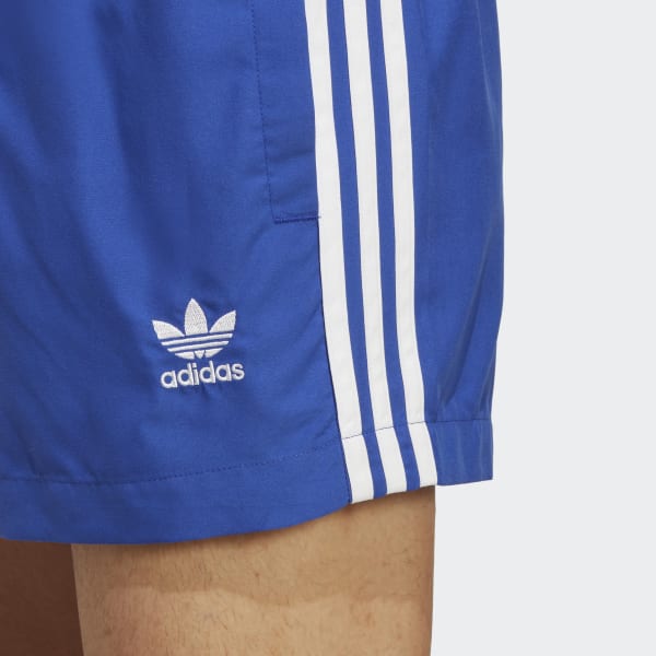 Niebieski Originals Adicolor 3-Stripes Short Length Swim Shorts