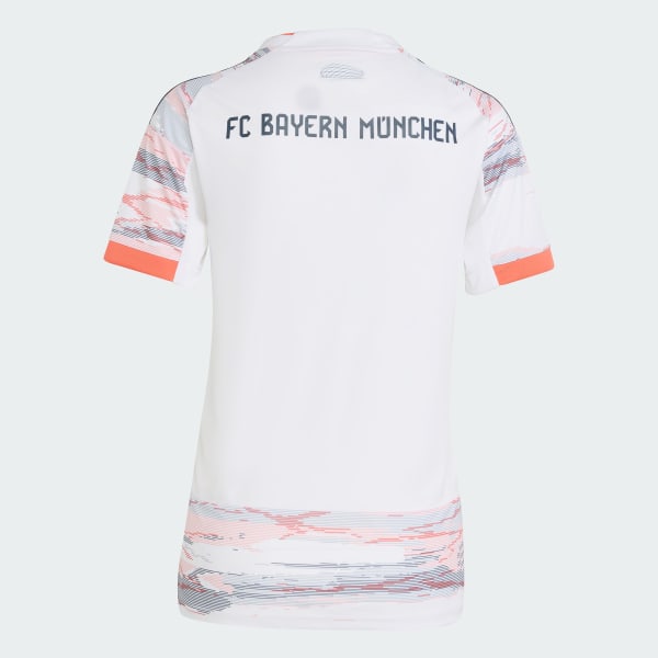 adidas FC Bayern 25/26 Away Jersey - White | Free Shipping with