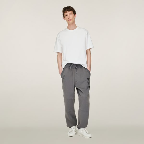 สีขาว เสื้อยืดแขนสั้นพิมพ์ลาย Y-3