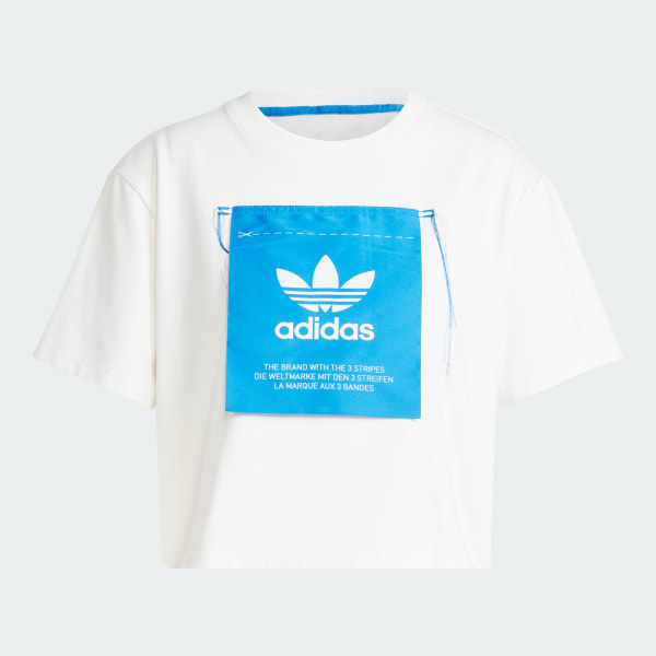 adidas KSENIASCHNAIDER Originals Label Tee - White | adidas