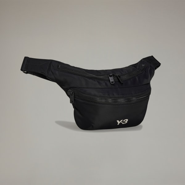 Schwarz Y-3 Bauchtasche