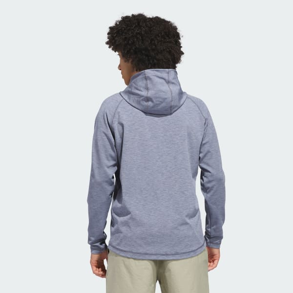 Blu Felpa con cappuccio Ultimate365 Heather