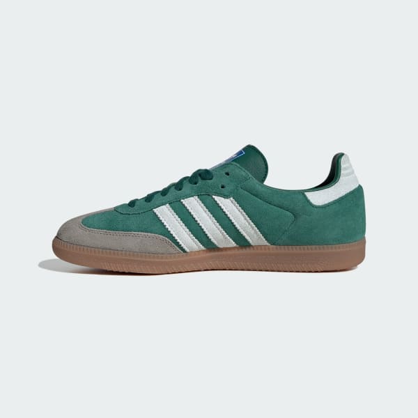 Adidas samba shop green and gold
