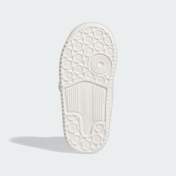 Blanco Tenis Forum Low CL Cordones Elásticos Niños