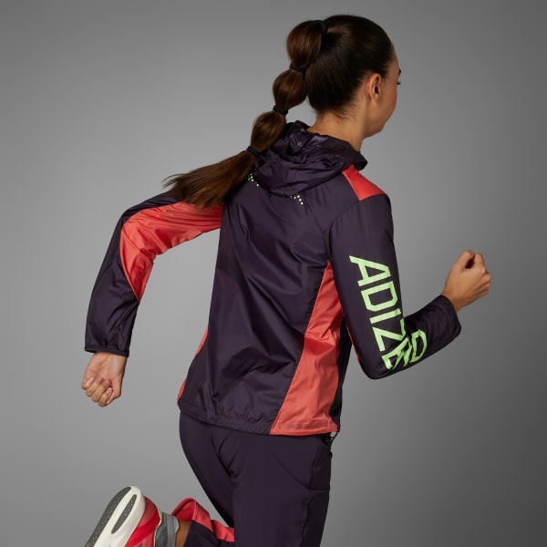 Morado Chaqueta de Running Ekiden