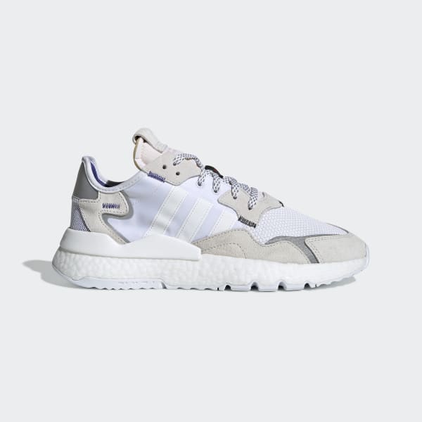 adidas Nite Jogger Shoes - White 