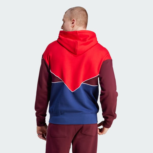 Adidas originals hoodie store red