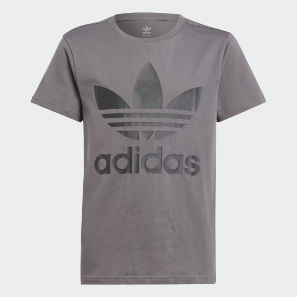 adidas Trefoil T Shirt Grey adidas Ireland