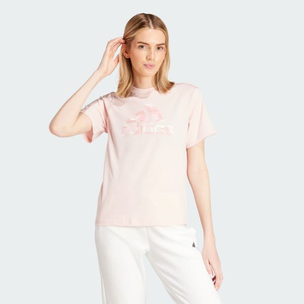 Pink Camo Graphic Tee