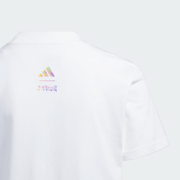 White Pabllo Vittar Pride Graphic Tee Kids