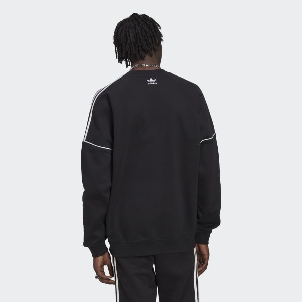 Black adidas Rekive Crew Sweatshirt YY121