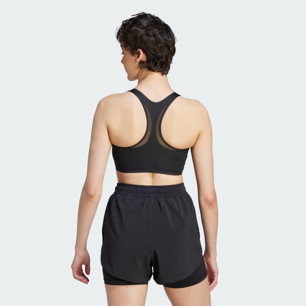Μαύρο adidas by Stella McCartney TruePurpose Power Impact Training Medium-Support Bra