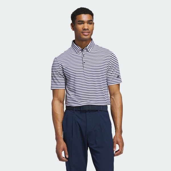 bílá Ultimate365 Stripe Polo Shirt