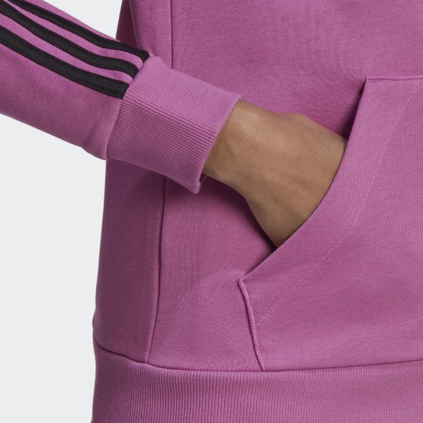 nachová Mikina Essentials French Terry 3-Stripes Full-Zip 28851