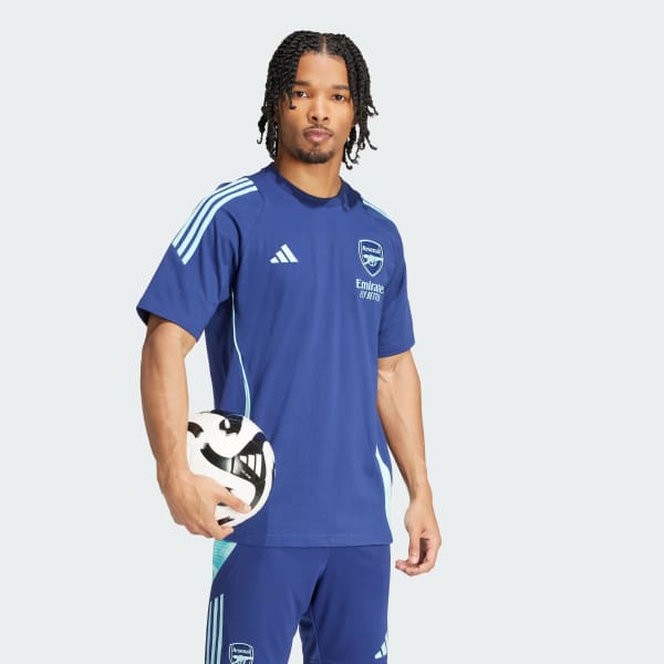 Blue Arsenal Tiro 24 Cotton Tee