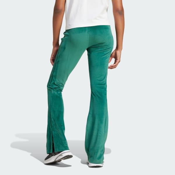 Adidas velvet flare track pant cheap