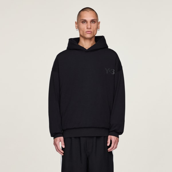 Đen Áo Hoodie Chần Bông Y-3