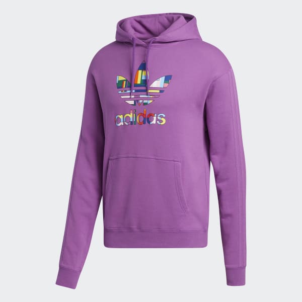 pink and purple adidas hoodie