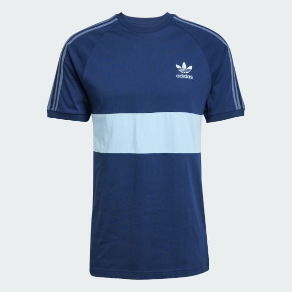 Adidas originals 3-stripes panel t-shirt top