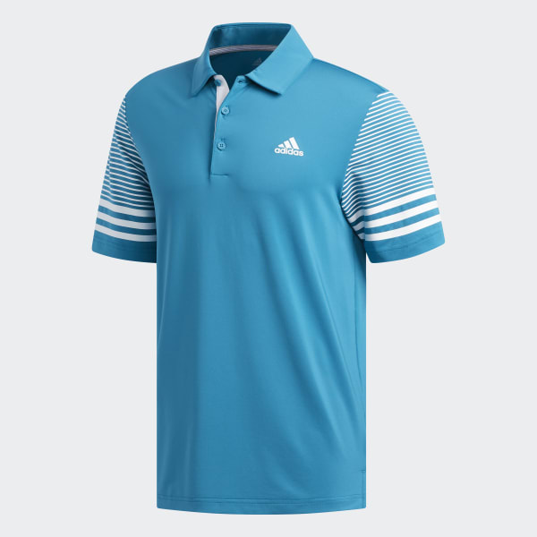 adidas Ultimate365 Gradient Polo Shirt Turquoise adidas New Zealand