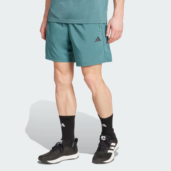 Green Train Essentials Woven Training Shorts
