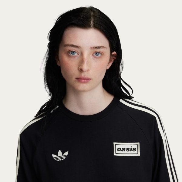 adidas Originals x Oasis★TOUR 3-STRIPES LONGSLEEVE TEE adidas x Oasis Tour 3-Stripes Longsleeve Tee Cream White