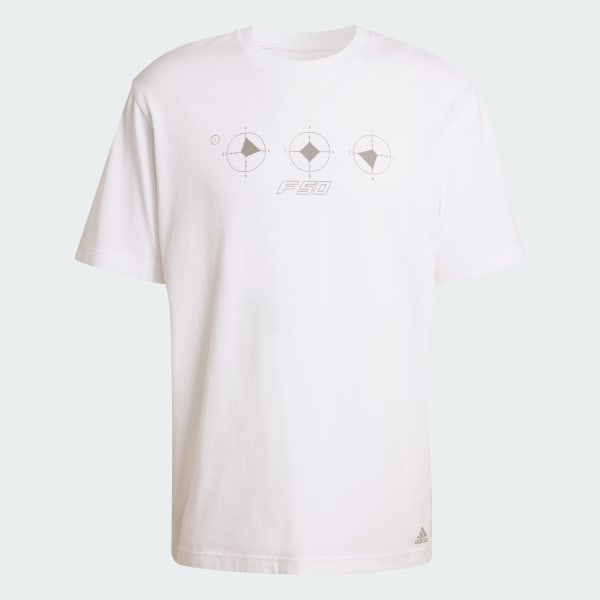 Hvid SHORT SLEEVE F50 GRAPHIC TEE