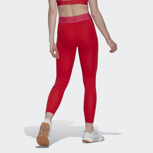 Red Techfit 7/8 Tights CK653