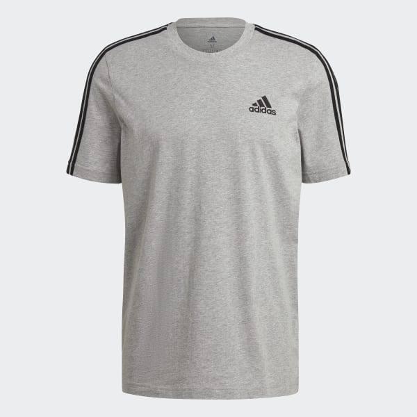 Grijs Essentials 3-Stripes T-shirt