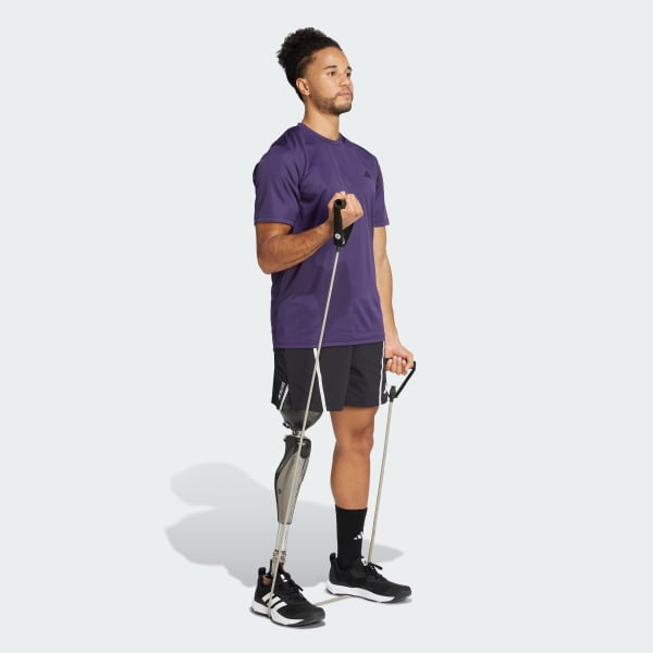 Viola T-shirt da allenamento Essentials Training