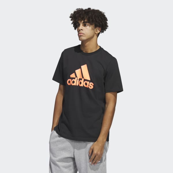 adidas Logo Pen Fill - Sportswear Graphic Tee - Black | adidas Australia