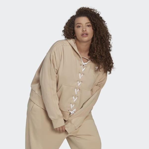 bézová Always Original Laced Hoodie (Plus Size) IS175