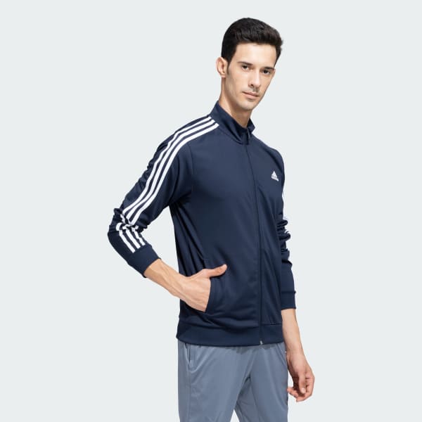 Blue 3 Stripes Track Jacket