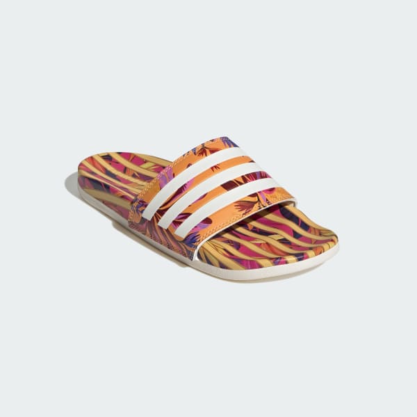 Orange Adilette Comfort Sandals