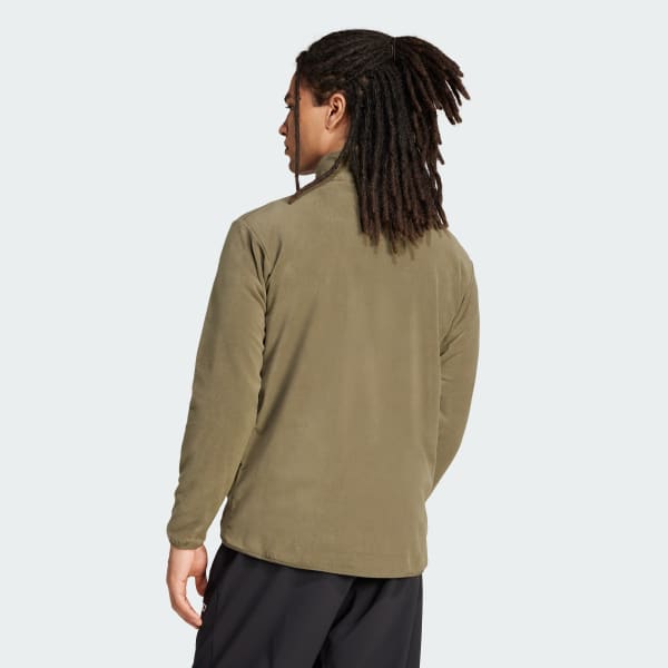 Verde Chaqueta Multi Essentials 1/2 Zip Felpa