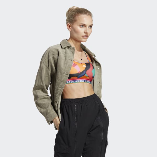 Verde Top Deportivo adidas x FARM Rio Soporte Medio