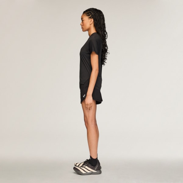 Black Y-3 RUNNING SHORTS