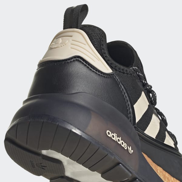 adidas zx gold and black