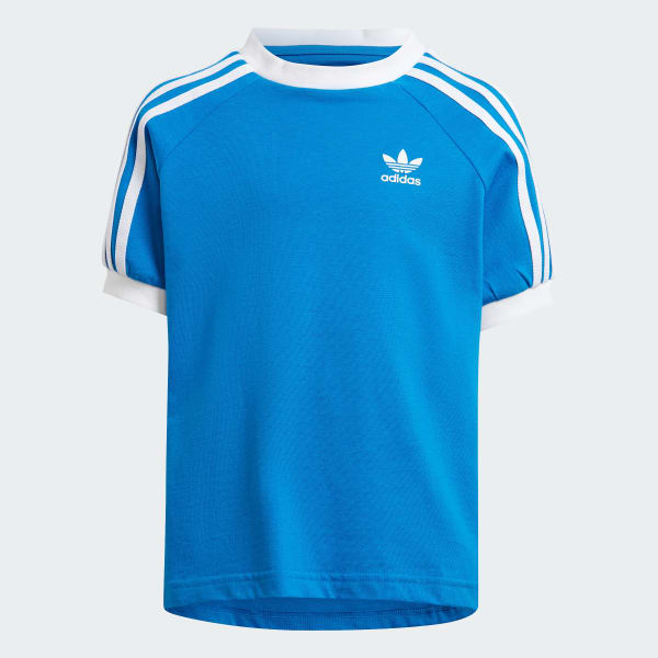 Azul Camiseta Adicolor 3 Rayas