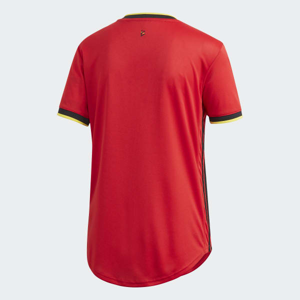 Rouge Maillot Belgique Domicile