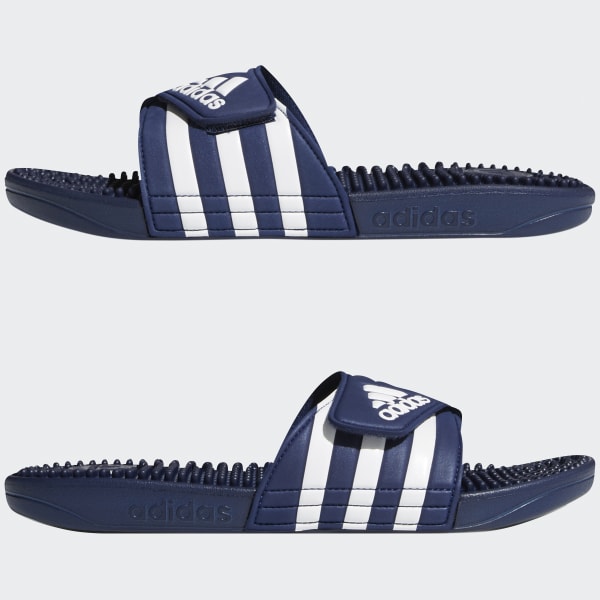 Islas Faroe grosor Blanco Chanclas Adissage azules y blancas | adidas España