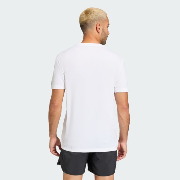White adi365 Running Essentials Brand Love T-shirt