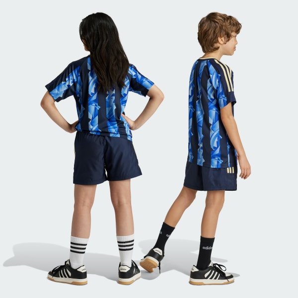 Blue Tiro Woven Shorts Kids