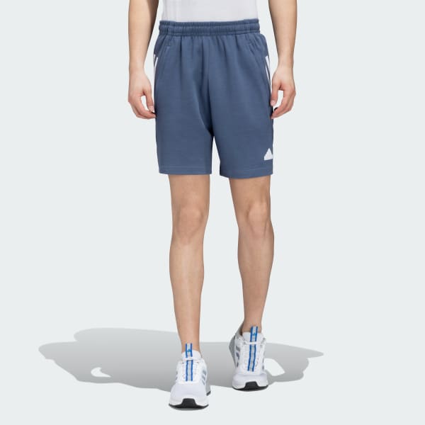 Blue FUTURE ICONS 3 STRIPES SHORTS