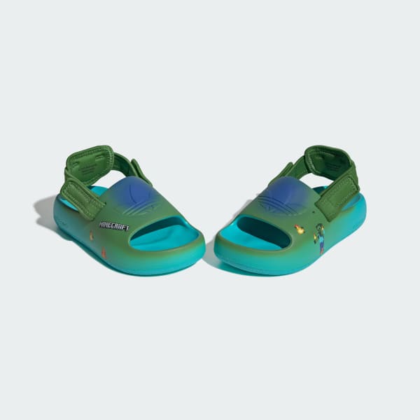 Multi Chanclas para niños Adifom Adilette X Minecraft