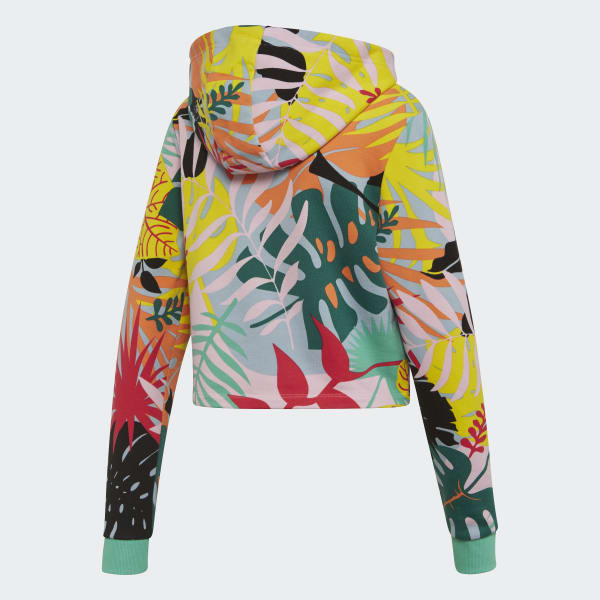 tropicalage cropped hoodie