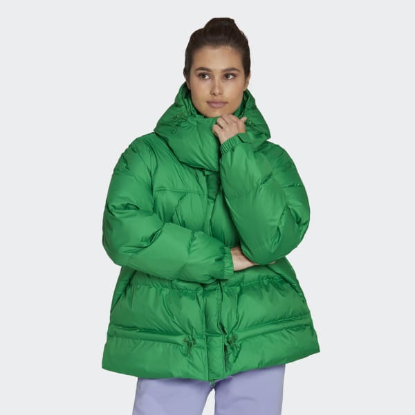 Gronn adidas by Stella McCartney Mid-Length Padded Winter Jacket UG014
