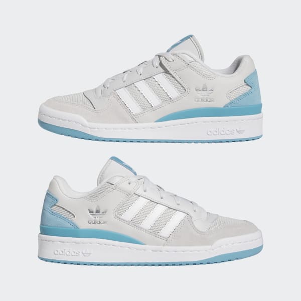Tenis adidas gris on sale con azul