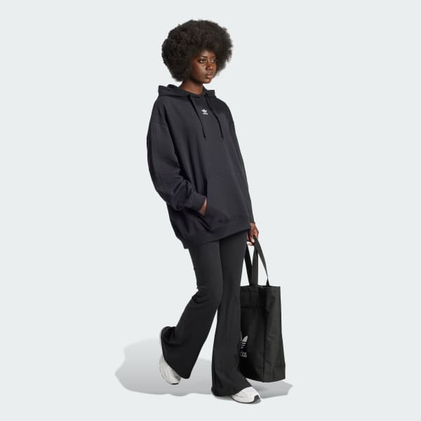Μαύρο Essentials Loose French Terry Hoodie